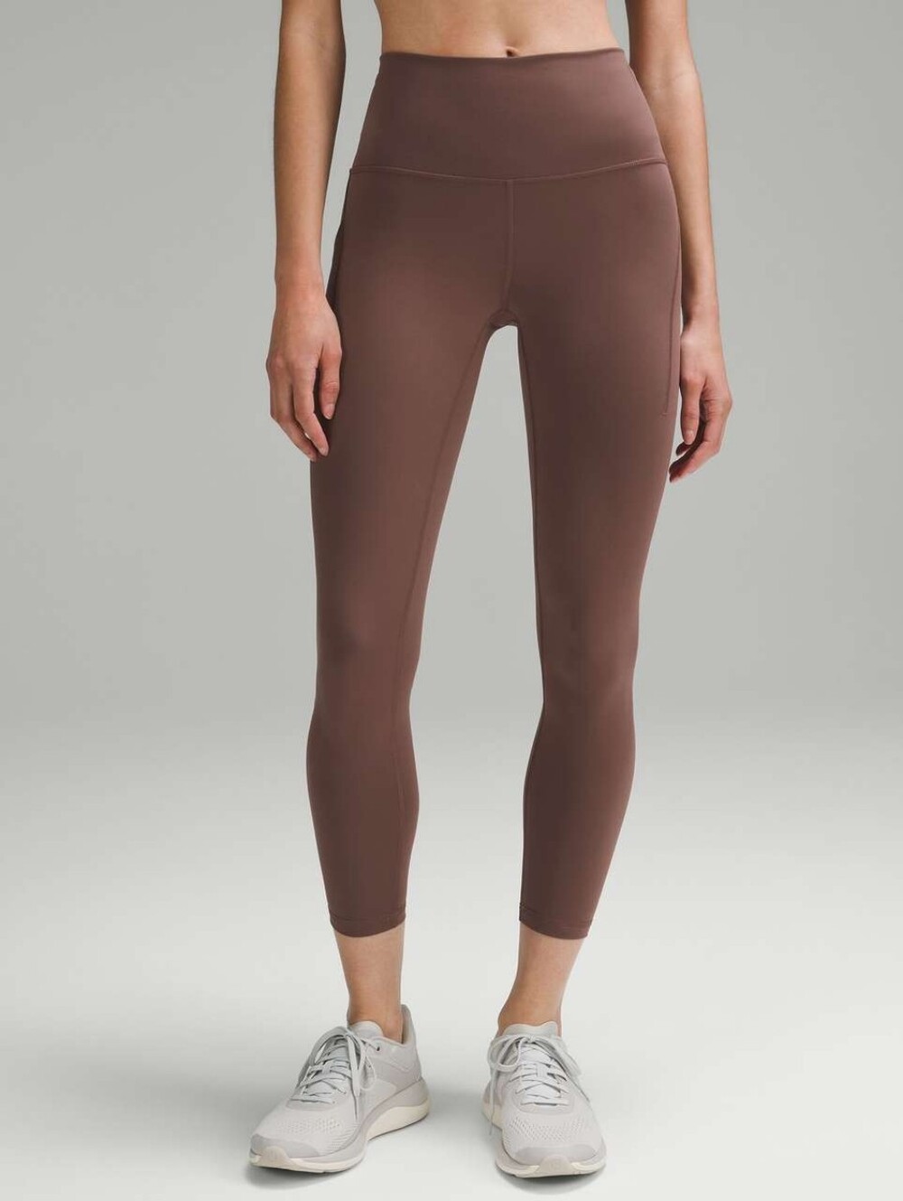 Lululemon Athletica High-Rise Brown Cropped Leggings Size 14